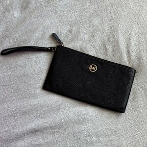 Black Michael Kors Wristlet